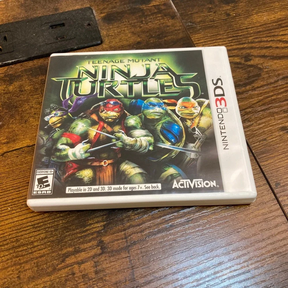 3DS Ninja Turtles TMNT Movie Game 2014 Tested Works In Box